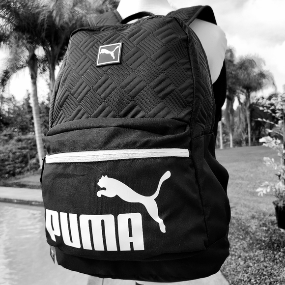 Puma 18.5" Sidelines Backpack - Black/White - Picture 16 of 17